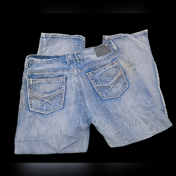 Mens TK Axel TREADWELL Relaxed Straight Fit Jeans 36x30 KENSINGTON AX41007-3 - Picture 1 of 16